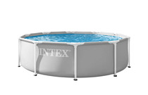 Bazen INTEX Garden Frame okrugli 305x76 cm, sivi