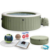 Nafuklivi SPA bazen sa hidromasom za 6 osoba 216x71 cm INTEX 28428NP premium pribor