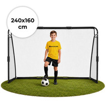 Fudbalski gol s mrežom 240 × 160 × 80 cm – MOVEPRO