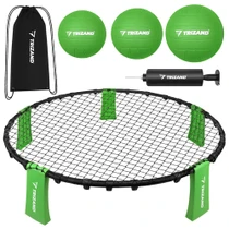Mini Roundnet set za odbojku – 90 cm | Trizand | 3 loptice + pumpa + torba