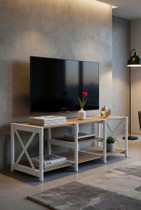 TV stalak Polica za TV - bijela