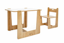 Dječji stolni set Crane - bijeli