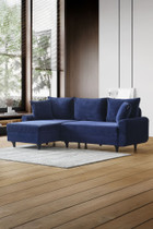 Kutna sofa Flavia - Tamnoplava
