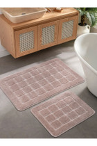 Set prostirki (2 komada) Kareli - Mink