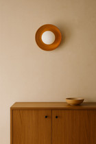 Zidna lampa Hand-S - hrast