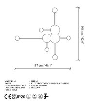 Zidna lampa Ledos - 15542 - A
