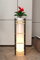Podna lampa Climber - crna