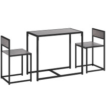 3-dijelni blagovaonski set sivi