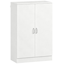 Ormar za cipele s 2 vrata i 6 polica 70 × 35 × 108 cm, bijeli