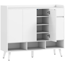 Ormar za cipele s 4 podesive police 120 × 35 × 100 cm, bijeli