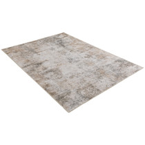 Tepih s modernim apstraktnim uzorkom 200 × 140 cm, perivi, smeđi