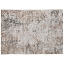 Tepih za dnevni boravak, perivi, apstraktni uzorak 300 × 200 cm, smeđi