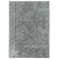 Perivi tepih s prugama 150 × 80 cm, tamnosivi