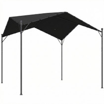 Pergola paviljon s kosim krovom 300 × 300 × 280 cm, tamnosiva