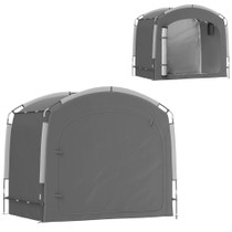 Šator garaža za 3–4 bicikla 220 × 150 × 195 cm, tamnosiva