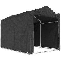 Šator garaža s rolo vratima 220 × 157 × 165 cm, crna