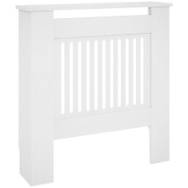 Maska za radijator s policom 78 × 19 × 81 cm, bijela