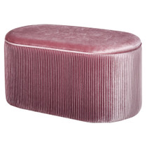 Klupa za sjedenje sa spremištem 81 × 40 × 41 cm, roze