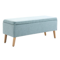 Klupa s prostorom za odlaganje 110 × 39 × 45 cm, svijetlozelena