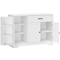 Komoda za kuhinju s ladicom i 2 vrata 110 × 40 × 80 cm, bijela