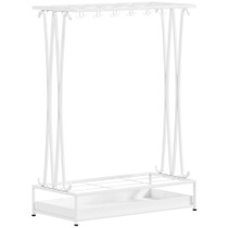 Stalak za kišobrane s posudom za vodu 50 × 24 × 68 cm, bijeli