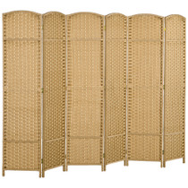 Paravan sa 6 panela 240 × 1,6 × 170 cm, boja prirodnog drveta