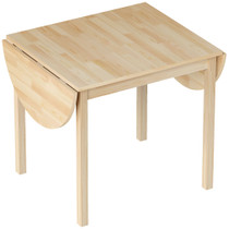 Trpezarijski stol na rasklapanje za 4–6 osoba 140 × 70 × 75 cm, prirodno drvo
