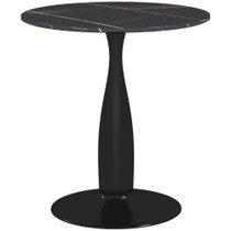 Okrugli trpezarijski stol Ø 70 × 74 cm, crni