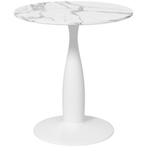 Okrugli trpezarijski stol Ø 70 × 74 cm, bijeli