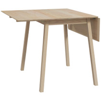 Sklopivi trpezarijski stol s 2 preklopne ploče 110 × 86 × 75 cm, borovina