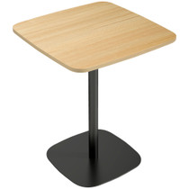 Mali trpezarijski stol 60 × 60 × 75 cm, boja drveta i crna