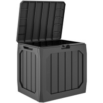 Vrtna kutija za odlaganje 121 l, 56 × 45 × 53 cm, crna