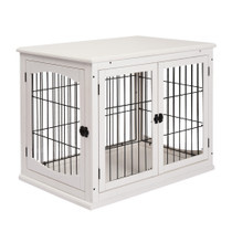 Transporter za pse s vratima sprijeda i sa strane 81 × 59 × 66 cm, bijeli