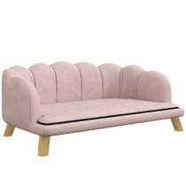 Krevet za pse u obliku sofe do 25 kg 98,5 × 60,5 × 35,5 cm, roze