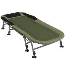 Kamp krevet s podesivim naslonom 200 × 85 × 40–51 cm, zelena
