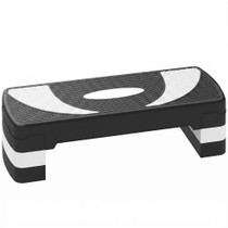 Aerobik stepper podesive visine u 3 nivoa, crno-siva