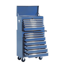 Kolica za alat s 16 ladica 61,5 × 33 × 113 cm, plava