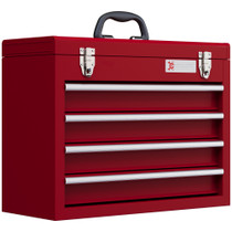 Kutija za alat s 4 ladice 51 × 22 × 39,5 cm, crvena