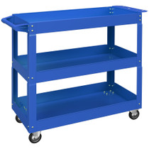 Kolica za alat s 3 police 83 × 35,3 × 76 cm, plava