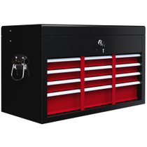 Kutija za alat s ladicama i bravom 60 × 26 × 34 cm, crvena