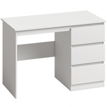 Radni stol s 3 ladice 100 × 50 × 75 cm, bijeli