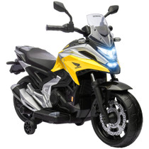 Dječiji električni motocikl sa svjetlima i muzikom, 3–6 godina, žuti