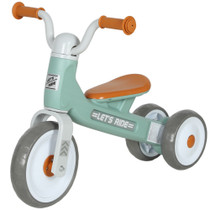 Dječiji bicikl bez pedala s 3 tiha točkića, zeleni