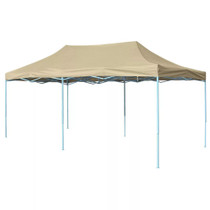 Sklopivi Pop-Up Šator 3x6 m Krem Bijeli