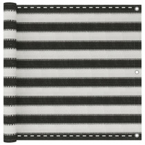 Balkonska Zaštita HDPE 90x600 cm Antracit i Bijela Boja