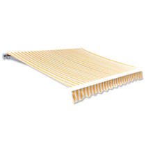 Platno za tendu boja suncokreta i bijela 6 x 3 m (bez okvira)