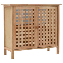 Ormarić za umivaonik od masivne orahovine 66 x 29 x 61 cm Ormarić za umivaonik od masivne orahovine 66 x 29 x 61 cm