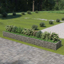 Gabionska sadilica od pocinčanog čelika 540 x 90 x 50 cm Gabionska sadilica od pocinčanog čelika 540 x 90 x 50 cm