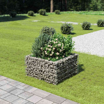 Gabionska sadilica od pocinčanog čelika 90 x 90 x 50 cm Gabionska sadilica od pocinčanog čelika 90 x 90 x 50 cm