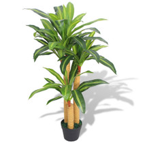 Umjetna biljka Dracena s posudom 100 cm Zelena Umjetna biljka Dracena s posudom 100 cm Zelena